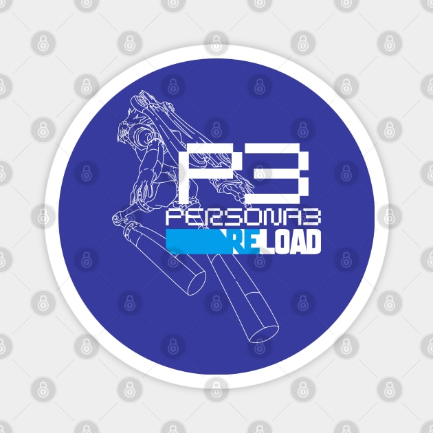 PERSONA 3 RELOAD - ORPHEUS Magnet by jorgejebraws